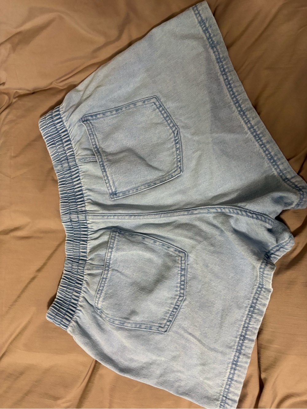 Universal Thread Light Blue Denim Drawstring Shorts - Picture 2 of 3